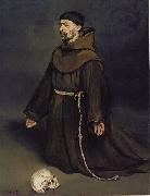 Un moine en priere Edouard Manet